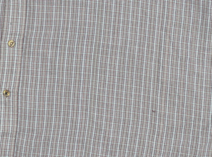 SRT Men’s Multicolour Check Shirt 2XL Tall Long Sleeve Button Up