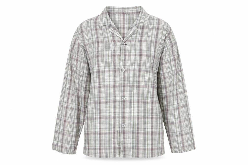 Marks and Spencer Womens Multicoloured Plaid Button-Up Shirt L