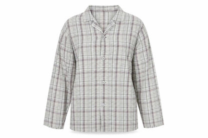Marks and Spencer Womens Multicoloured Plaid Button-Up Shirt L