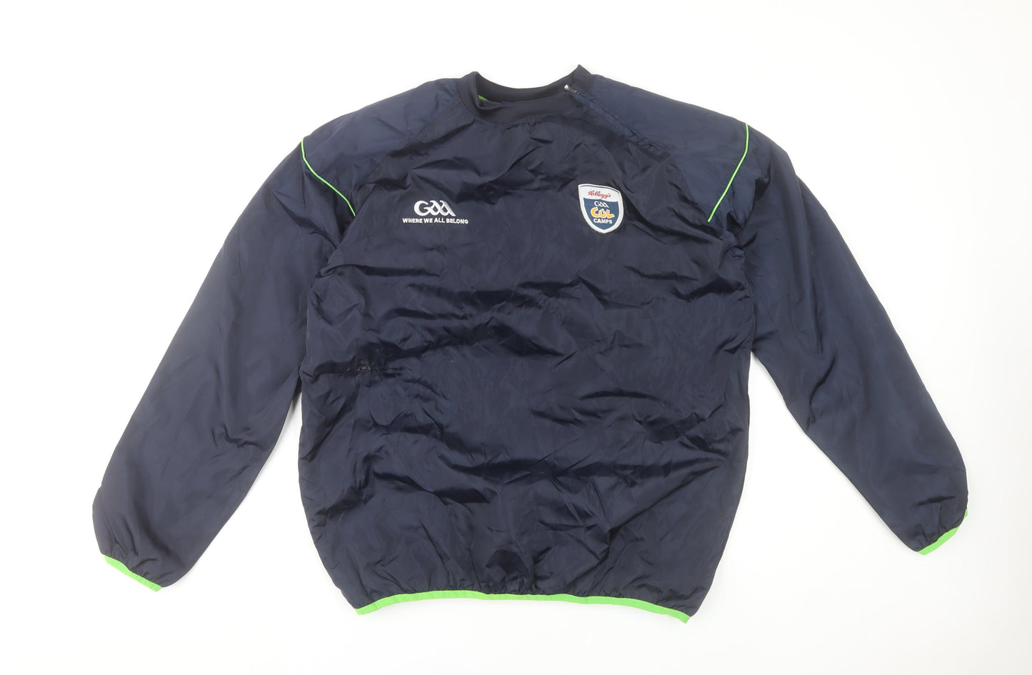 Azzurri Sport Men’s Blue Coach Pullover Jersey Top L