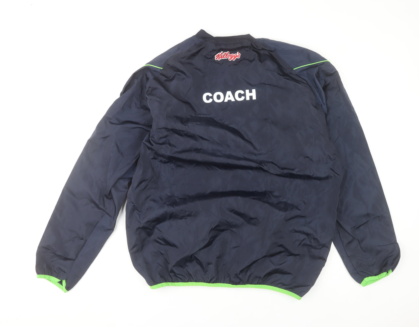 Azzurri Sport Men’s Blue Coach Pullover Jersey Top L