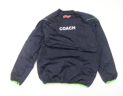 Azzurri Sport Men’s Blue Coach Pullover Jersey Top L