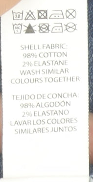 Denim Co. Men Blue Skinny Jeans W30 L32 Cotton Stretch