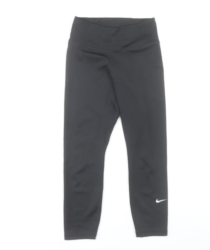 Nike Womens Black XS Dri-FIT Leggings Slim Fit Sportswear