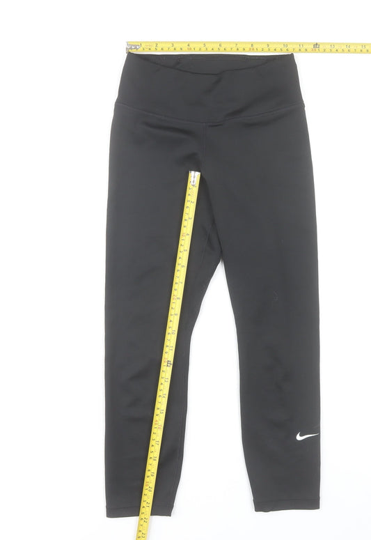 Nike Womens Black XS Dri-FIT Leggings Slim Fit Sportswear