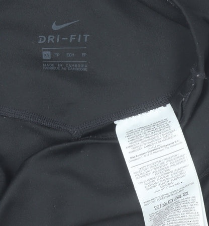 Nike Womens Black XS Dri-FIT Leggings Slim Fit Sportswear