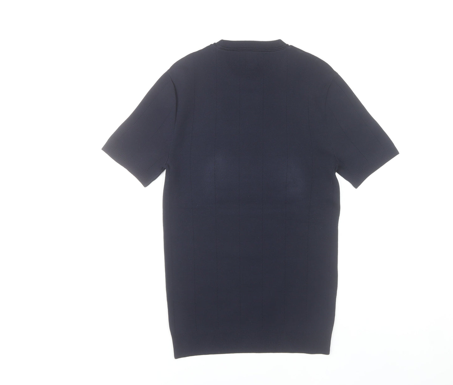 River Island Men's Black Short Sleeve Crew Neck T-Shirt Size S