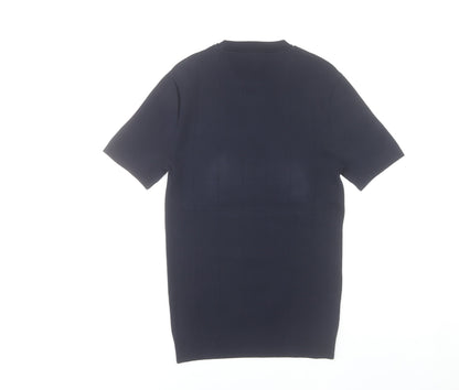 River Island Men's Black Short Sleeve Crew Neck T-Shirt Size S