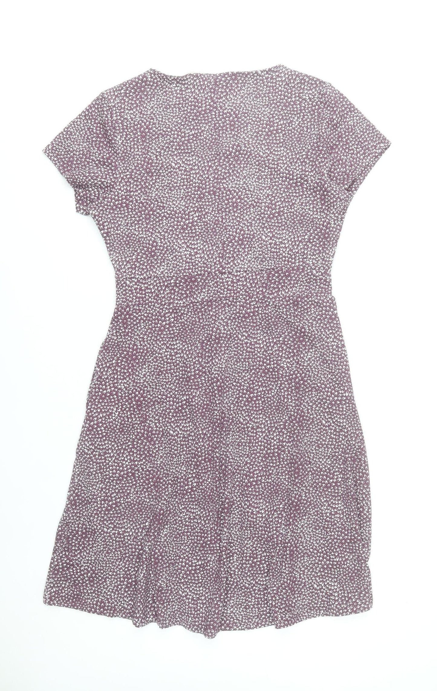 Mountain Warehouse Womens Purple Size 10 A-Line Floral Summer Dress