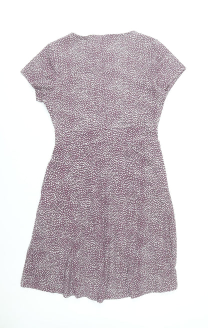 Mountain Warehouse Womens Purple Size 10 A-Line Floral Summer Dress