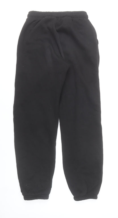 boohooMAN Mens Black XS Sweatpants Joggers Casual Fleece