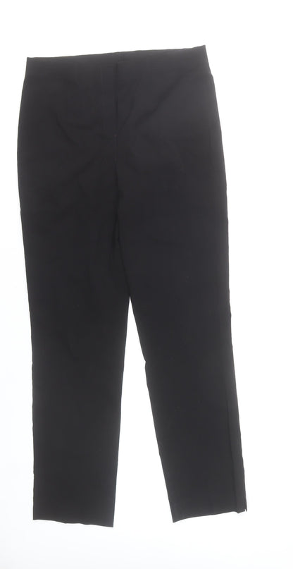 J'aime la Vie Women Black Slim Fit Straight Leg Trousers L