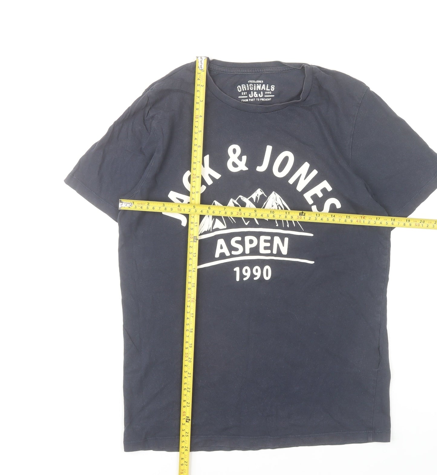 Mens UK Size S JACK & JONES Blue  T-Shirt