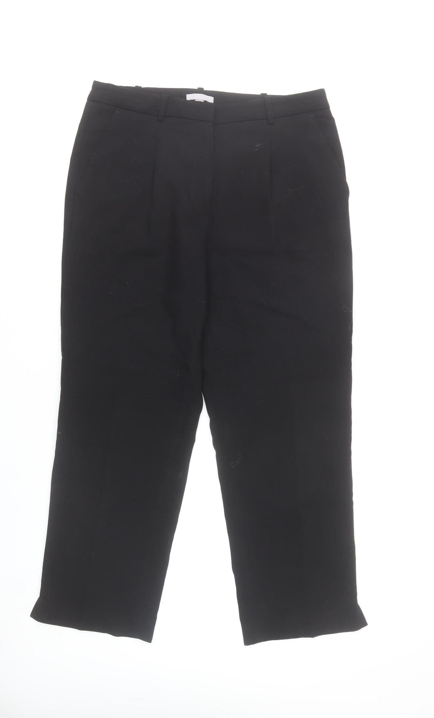 H&M Women’s Black Size 10 Dress Pants Straight Leg Work Trousers