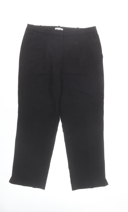 H&M Women’s Black Size 10 Dress Pants Straight Leg Work Trousers