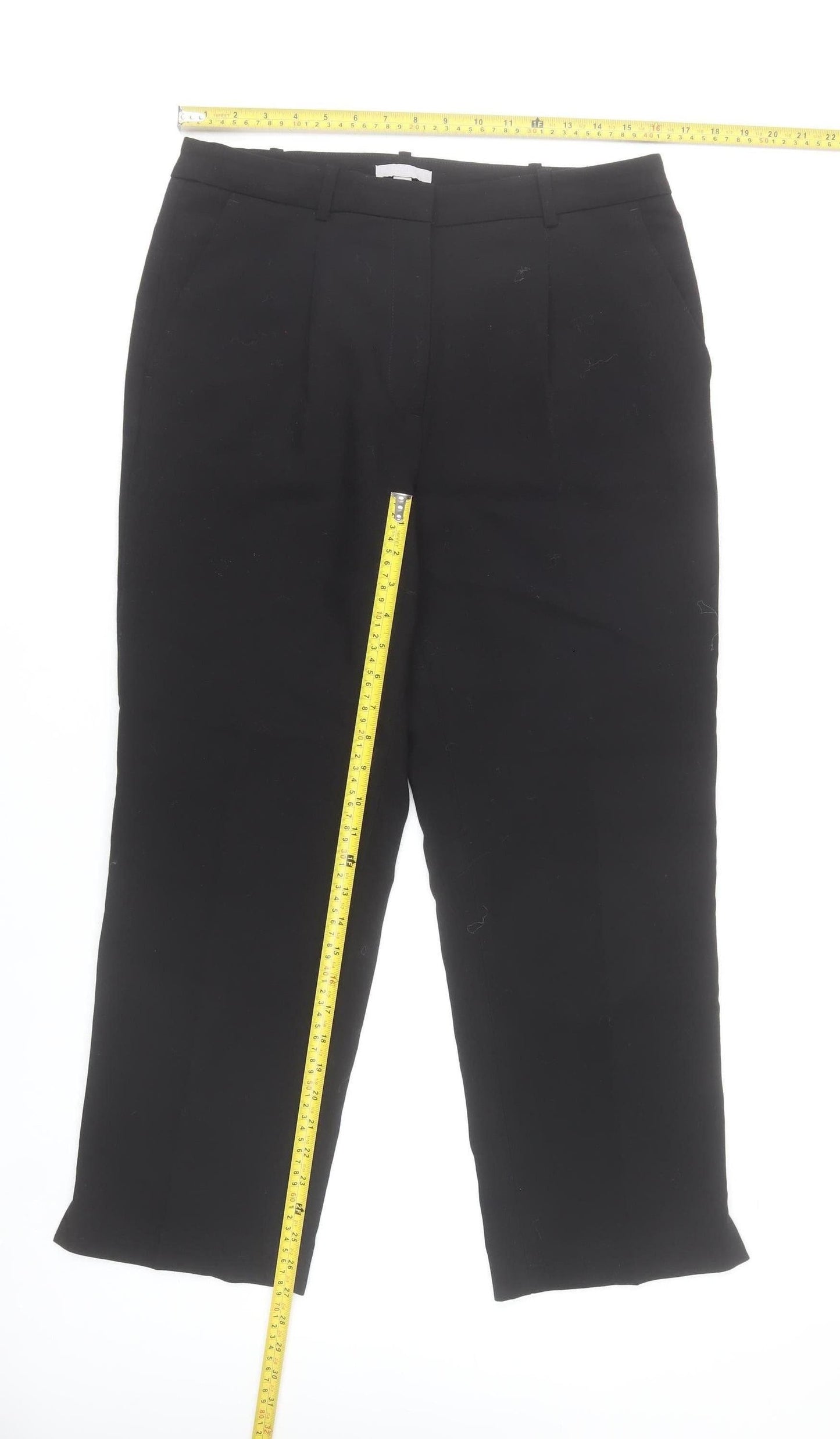 H&M Women’s Black Size 10 Dress Pants Straight Leg Work Trousers