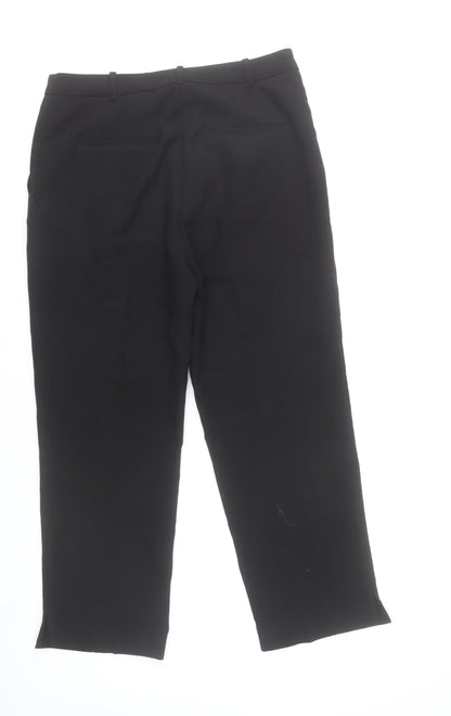 H&M Women’s Black Size 10 Dress Pants Straight Leg Work Trousers