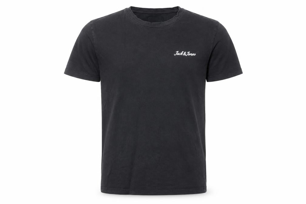 Mens UK Size S JACK & JONES Black  T-Shirt