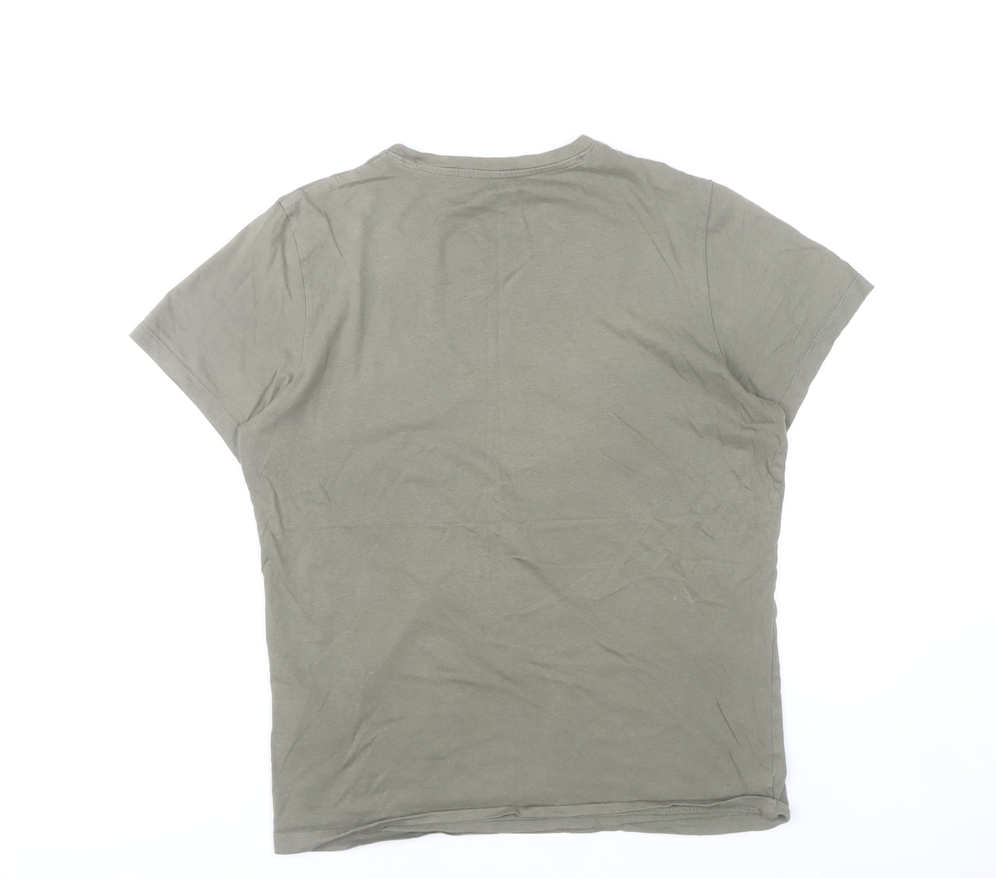 Jack & Jones Men’s Green Small Regular Fit Short Sleeve T-Shirt