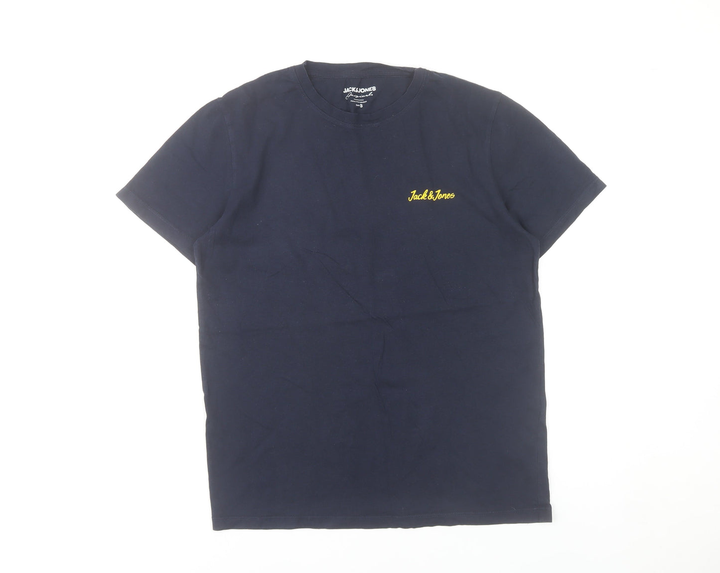 Mens UK Size S JACK & JONES Blue  T-Shirt