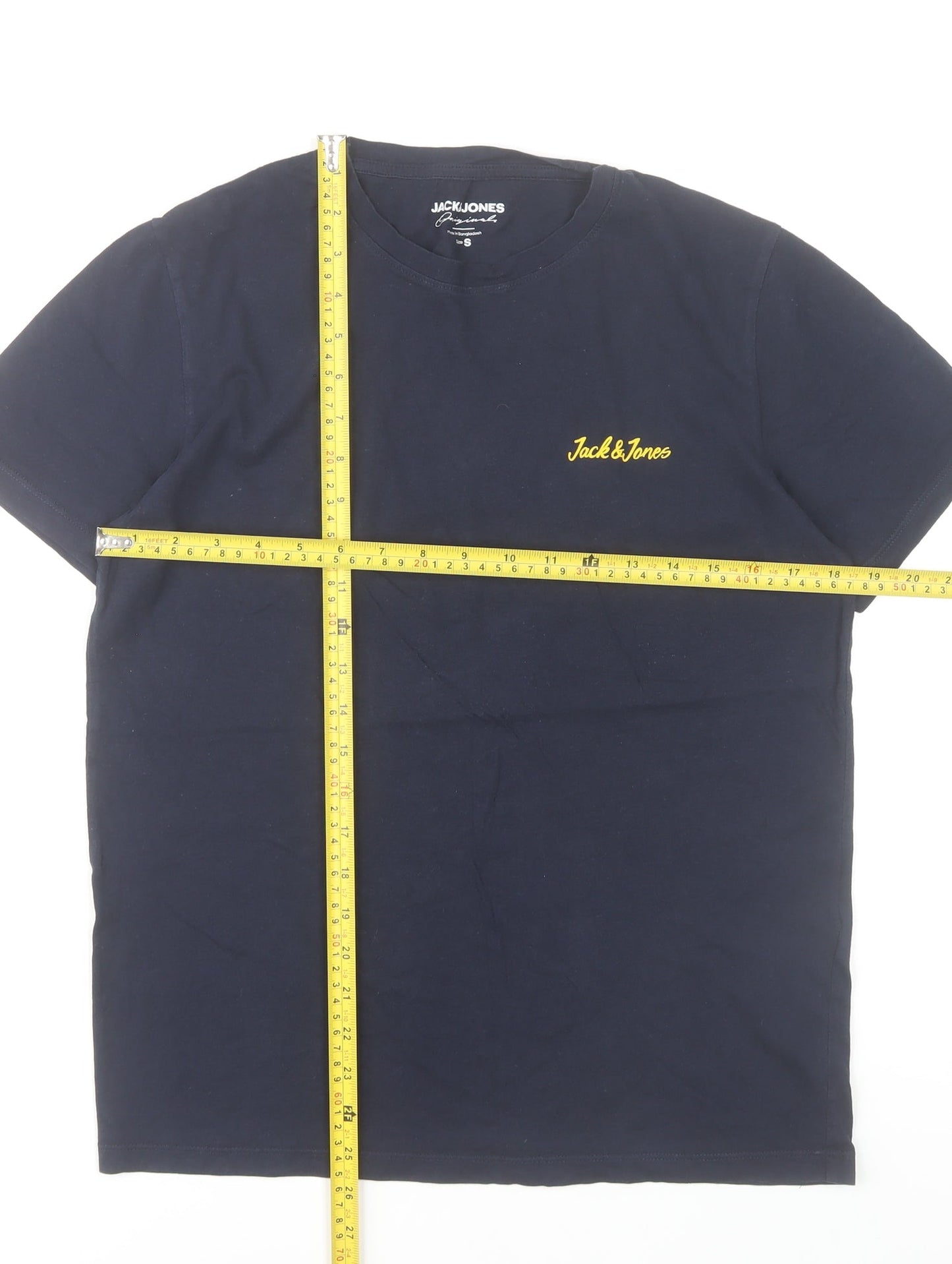 Mens UK Size S JACK & JONES Blue  T-Shirt