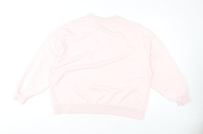 Dunnes Stores Womens Pink Beverly Hills Sweatshirt L Casual