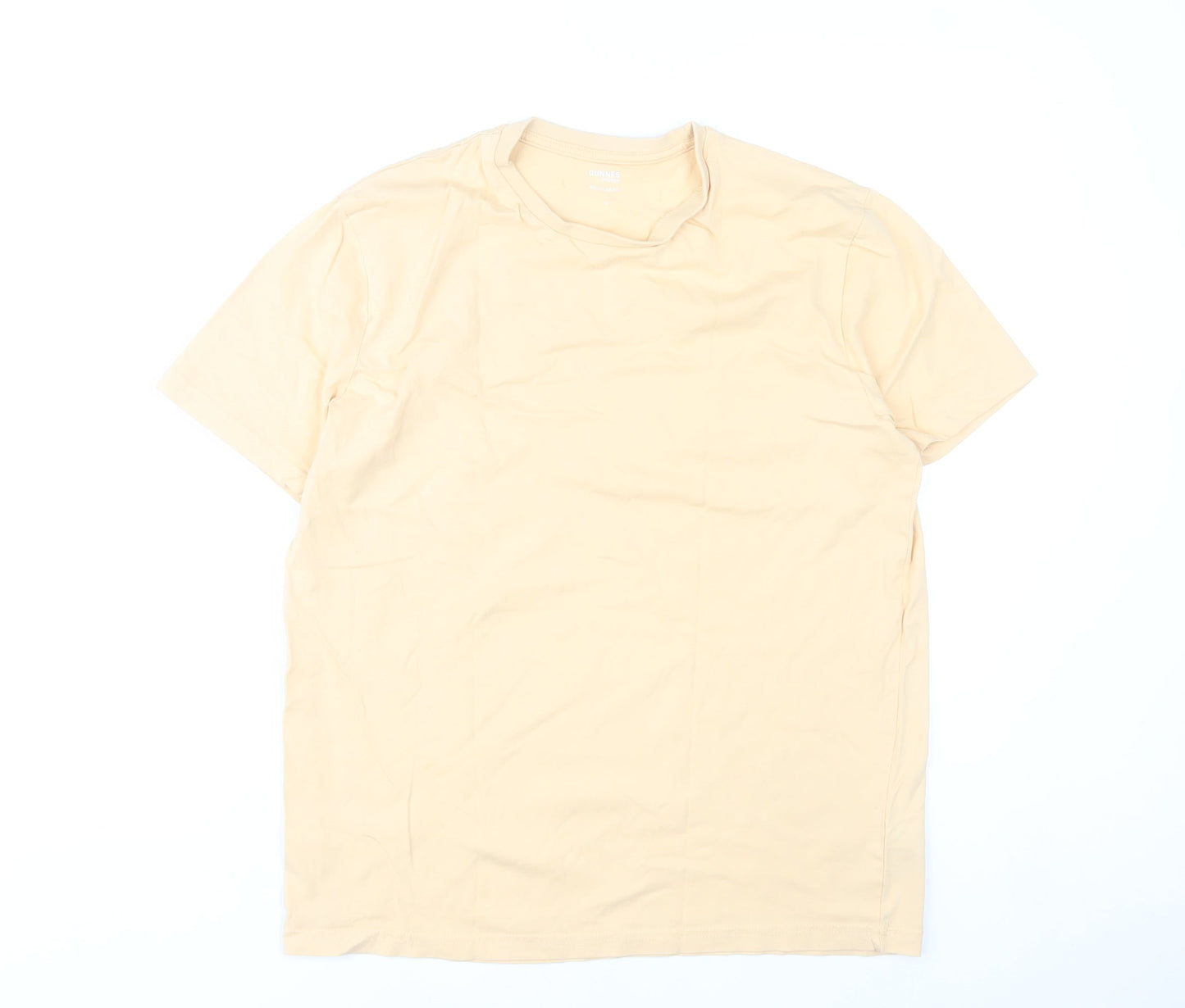 Dunnes Stores Men’s Beige Cotton Crew Neck T-Shirt Size M