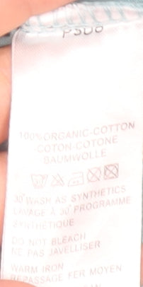 Paul Smith Men’s Blue Small Graphic Logo Cotton T-Shirt