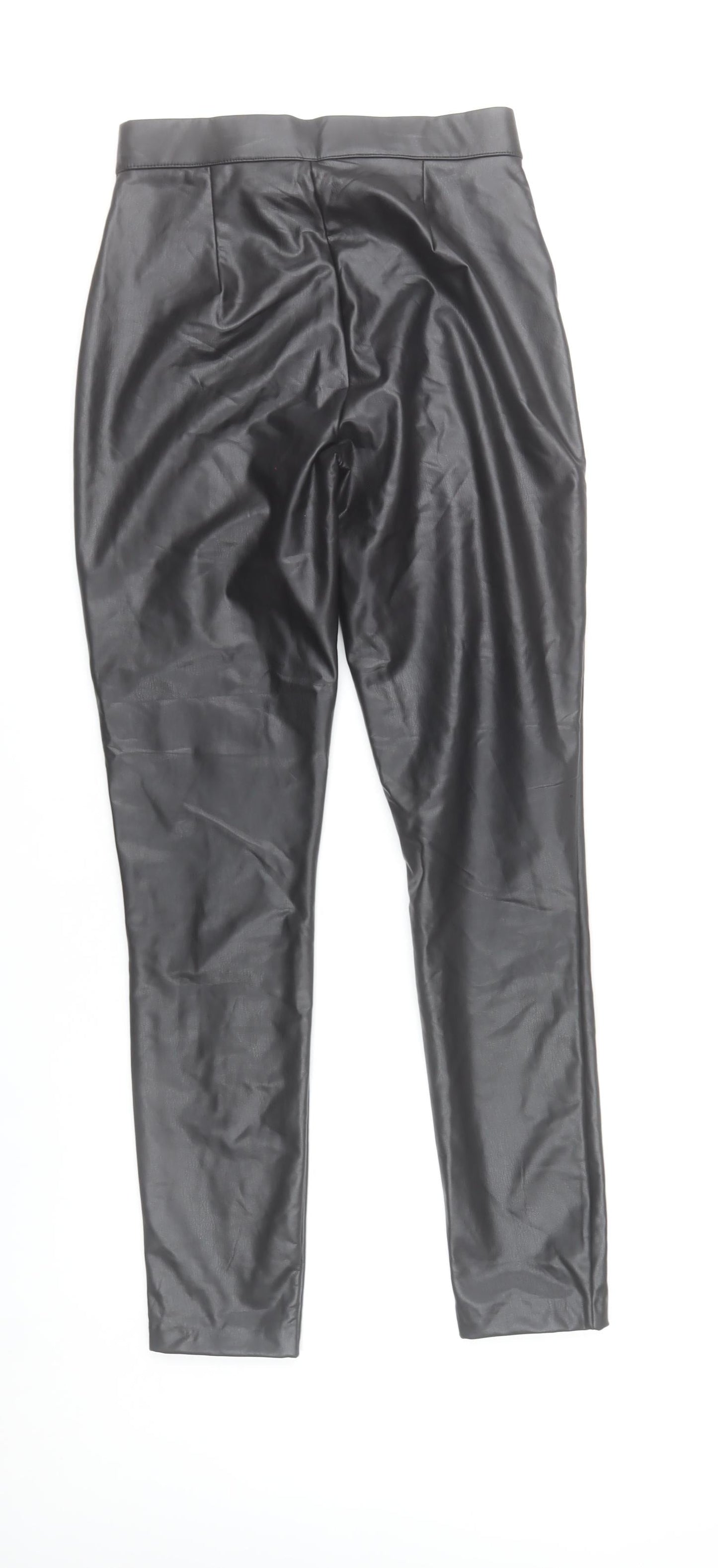 ONLY Women’s Black Faux Leather Skinny Leggings S