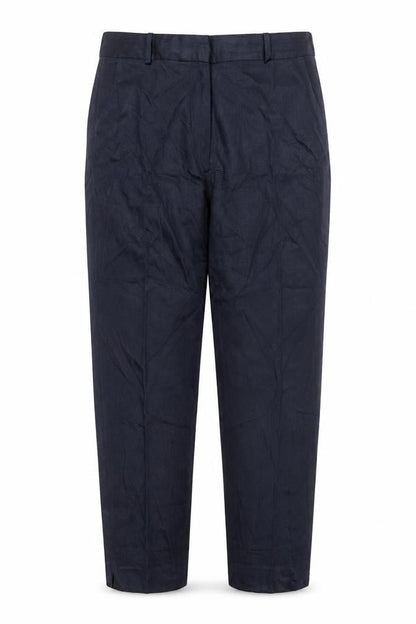 Paul Costelloe Womens Blue Size 10 Straight Leg Work Trousers