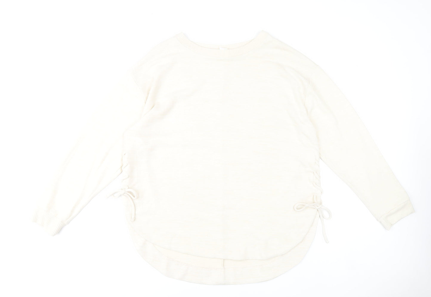GAP Women’s Ivory 2XL Pullover Jumper Crew Neck Knit Long Sleeve