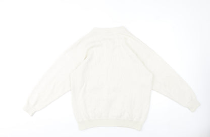 Marks and Spencer Women’s Beige Cardigan Size 12-14 Cotton Blend