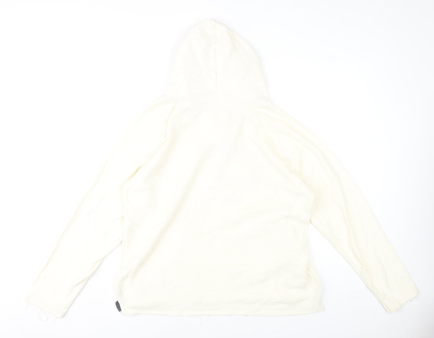 U.S. Vintage Womens Ivory Pullover Hoodie Small Savannah Logo