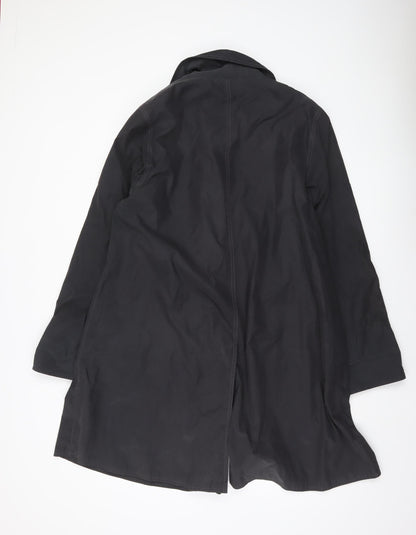 Four Seasons Womens Black Coat UK 12 Mid-Length Overcoat