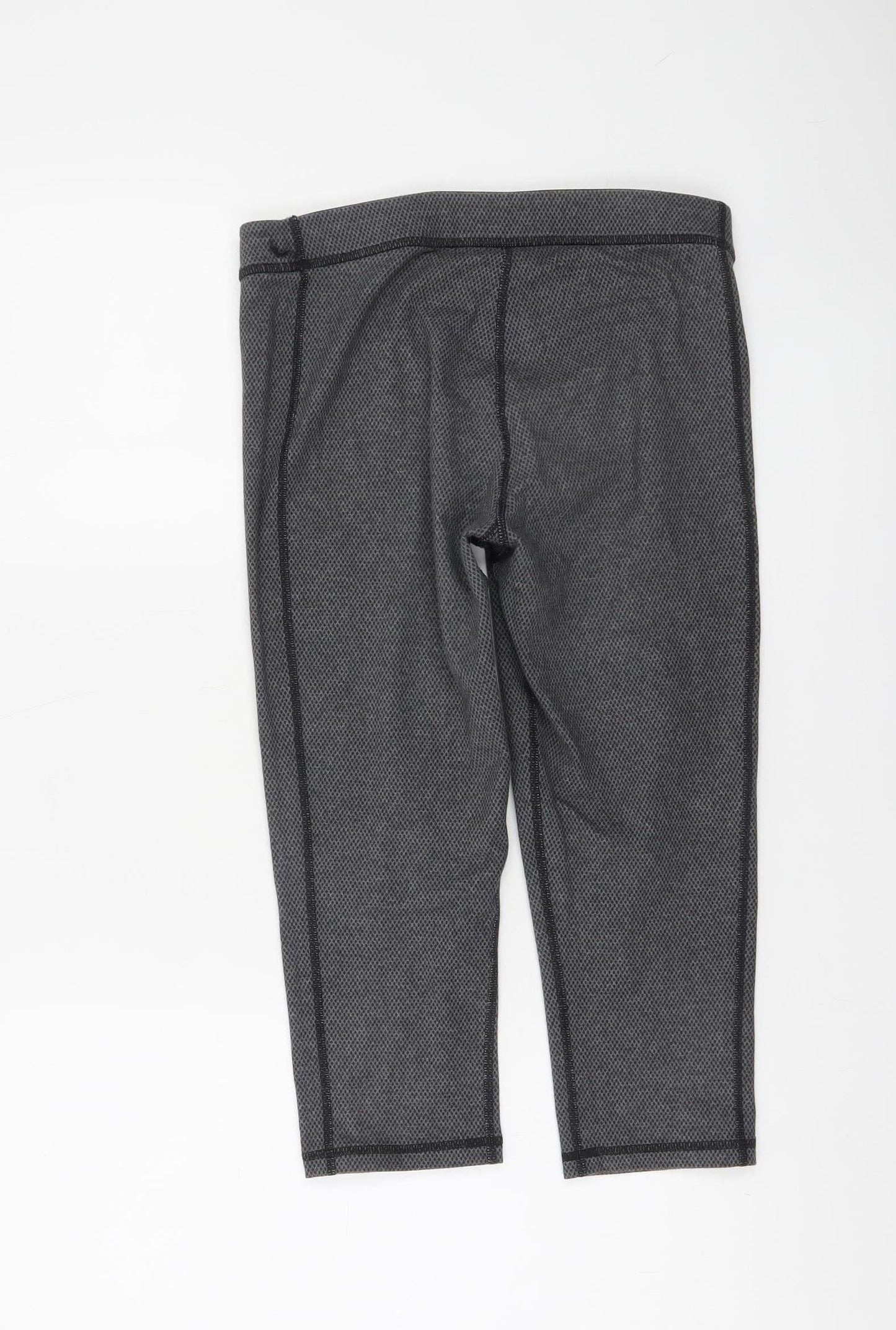 Under Armour Womens Grey Capri Leggings M Compression Slim Fit