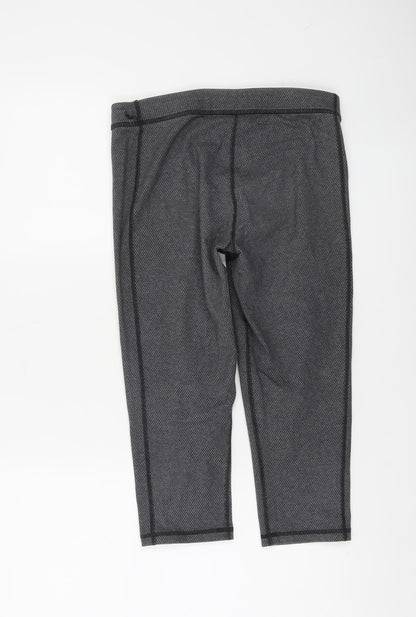 Under Armour Womens Grey Capri Leggings M Compression Slim Fit