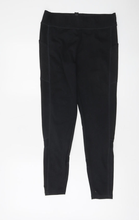& Other Stories Women Black Leggings M Slim Fit Sportswear