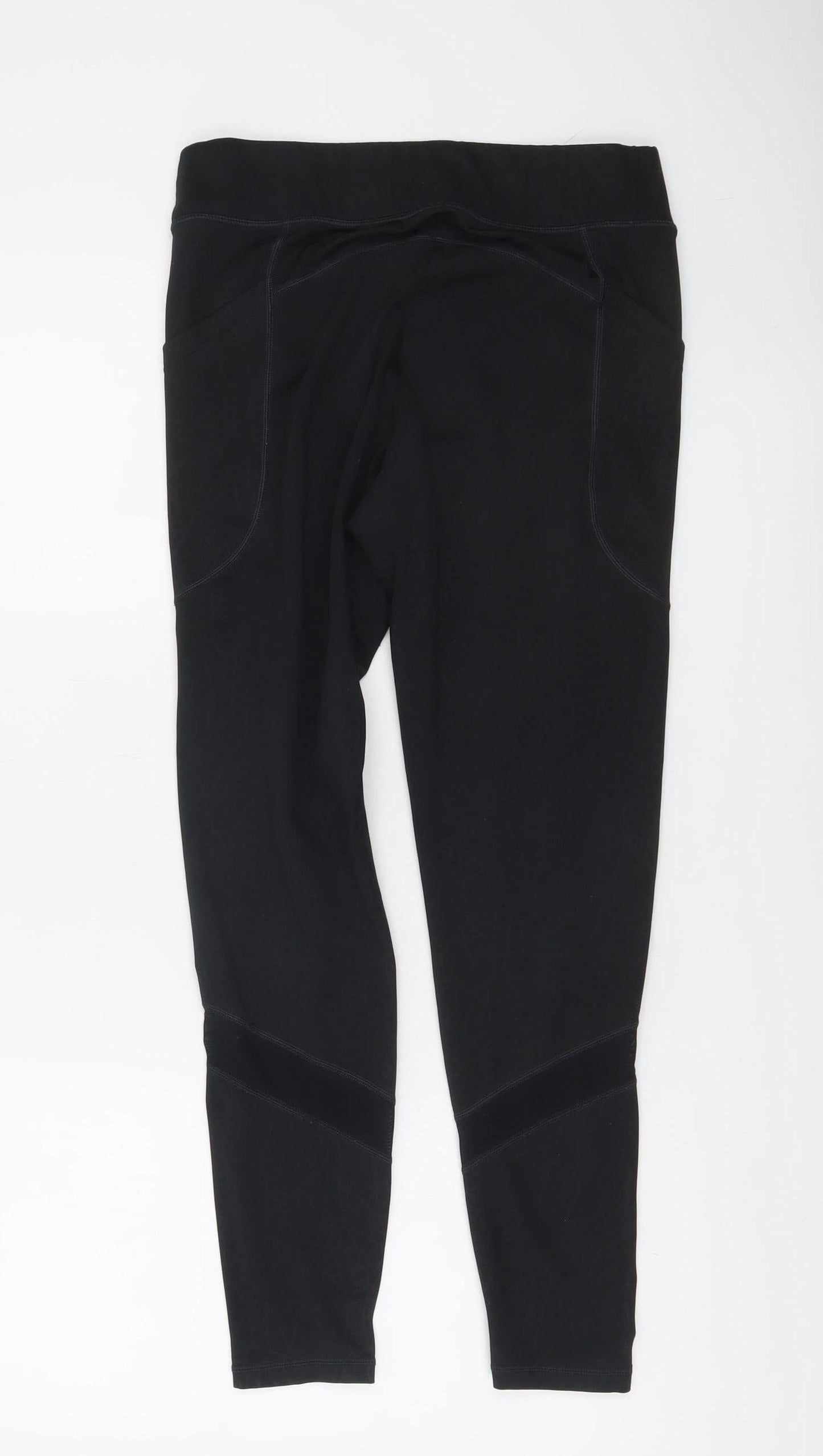 & Other Stories Women Black Leggings M Slim Fit Sportswear