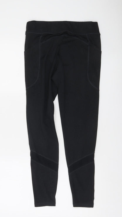 & Other Stories Women Black Leggings M Slim Fit Sportswear