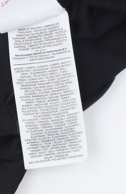 Nike Boys Black & Gold Long Sleeve Dri-FIT 1/4 Zip Activewear Top 11-12Y