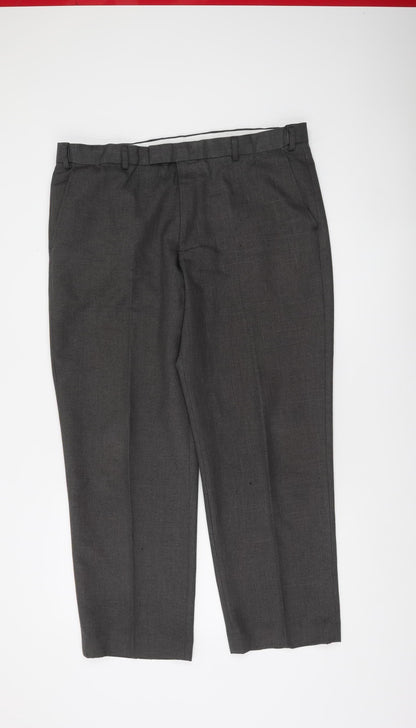 Dunnes Stores Men's Grey Dress Pants 38in Waist 29in Leg Regular Fit