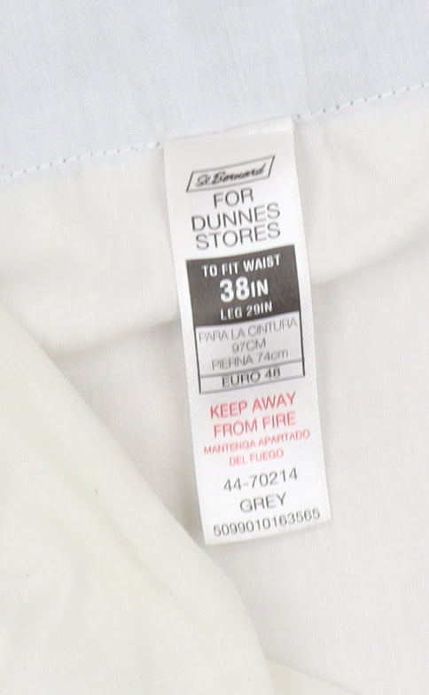 Dunnes Stores Men's Grey Dress Pants 38in Waist 29in Leg Regular Fit