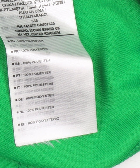 Umbro Boys Green Football Jersey Long Sleeve Sports Top 13 Years