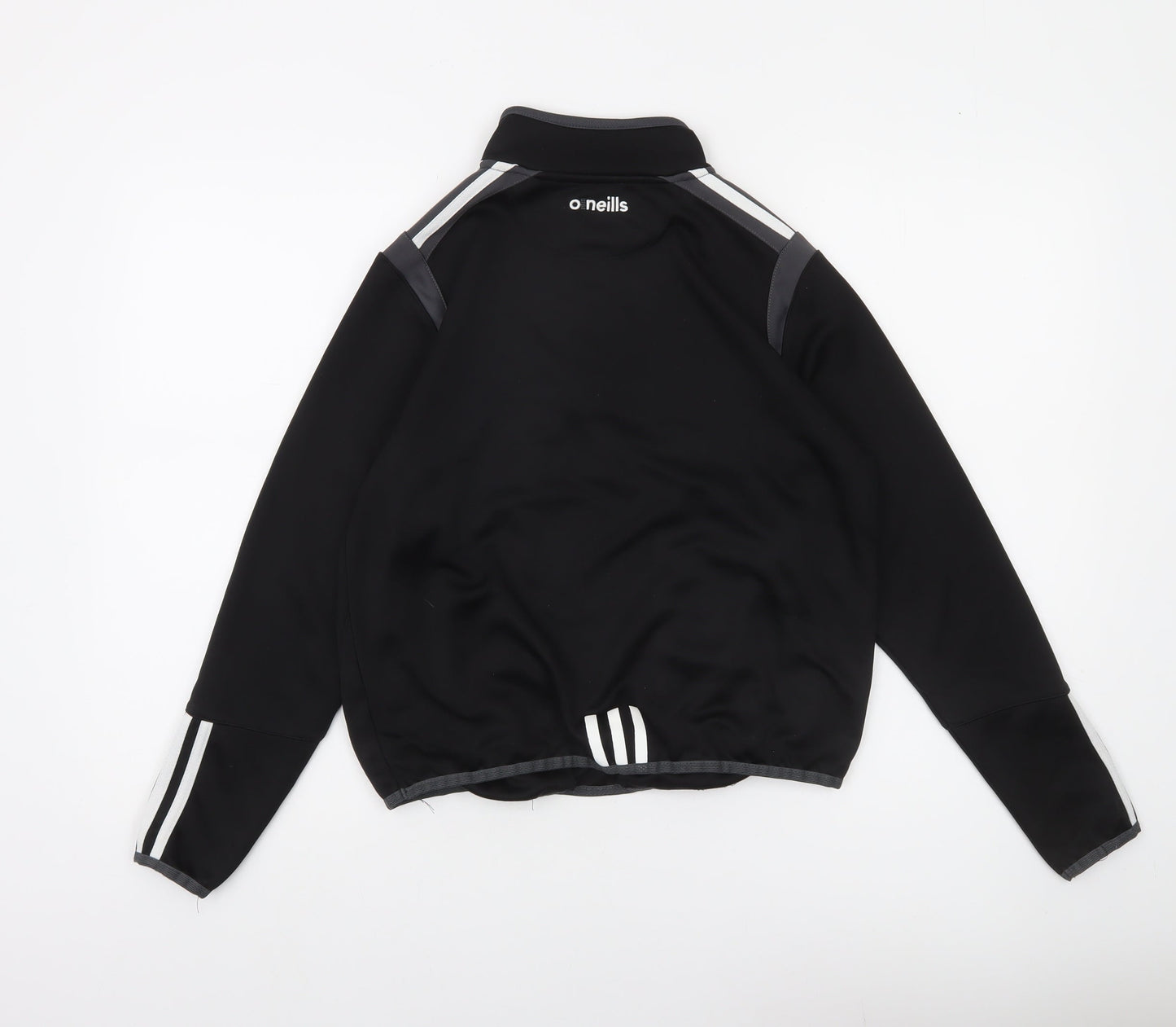 O Neills Boys Black 1/4 Zip Sports Sweatshirt Age 13 Regular Fit