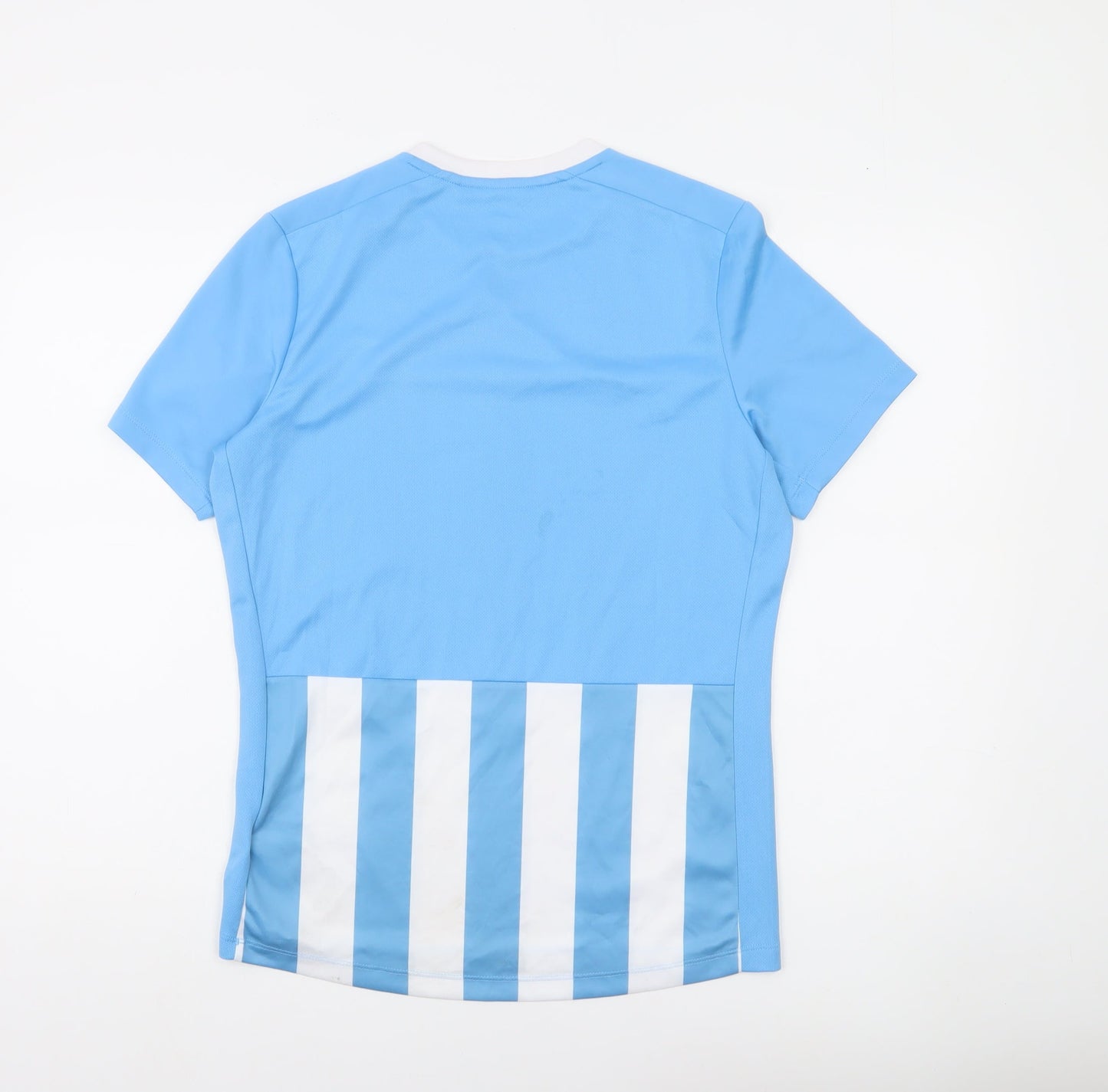 Umbro Boys Blue Striped Football Jersey T-Shirt 14 Years