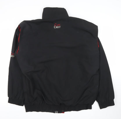 Cape Crest Mens Black Polyester Jacket L Regular Fit Casual