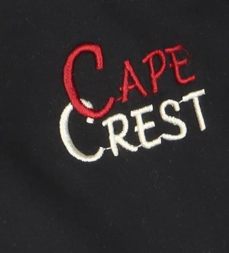 Cape Crest Mens Black Polyester Jacket L Regular Fit Casual