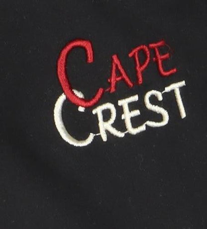 Cape Crest Mens Black Polyester Jacket L Regular Fit Casual