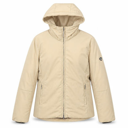 Post Card Womens Beige Size 12 Hooded Puffer Jacket Winter Coat