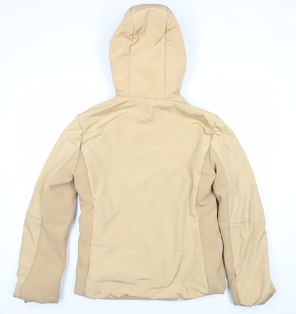 Post Card Womens Beige Size 12 Hooded Puffer Jacket Winter Coat